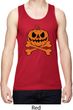 Halloween Pumpkin Skeleton Mens Moisture Wicking Tanktop