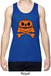 Halloween Pumpkin Skeleton Mens Moisture Wicking Tanktop