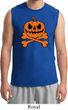 Halloween Pumpkin Skeleton Mens Muscle Shirt