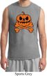 Halloween Pumpkin Skeleton Mens Muscle Shirt