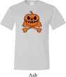 Halloween Pumpkin Skeleton Mens Tall Shirt