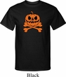 Halloween Pumpkin Skeleton Mens Tall Shirt