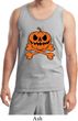 Halloween Pumpkin Skeleton Mens Tank Top