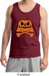 Halloween Pumpkin Skeleton Mens Tank Top