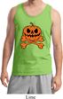 Halloween Pumpkin Skeleton Mens Tank Top