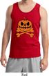 Halloween Pumpkin Skeleton Mens Tank Top