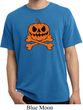 Halloween Pumpkin Skeleton Pigment Dyed Shirt