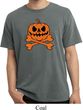 Halloween Pumpkin Skeleton Pigment Dyed Shirt