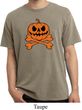 Halloween Pumpkin Skeleton Pigment Dyed Shirt