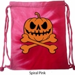 Halloween Pumpkin Skeleton Tie Dye Bag
