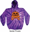 Halloween Pumpkin Skeleton Tie Dye Hoodie
