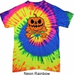 Halloween Pumpkin Skeleton Tie Dye Shirt