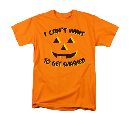 Halloween Shirt Get Smashed Orange T-Shirt