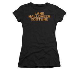 Halloween Shirt Juniors Lame Costume Black T-Shirt