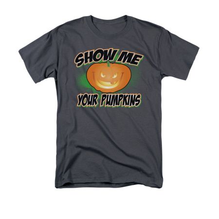 Halloween Shirt Show Me Charcoal T-Shirt