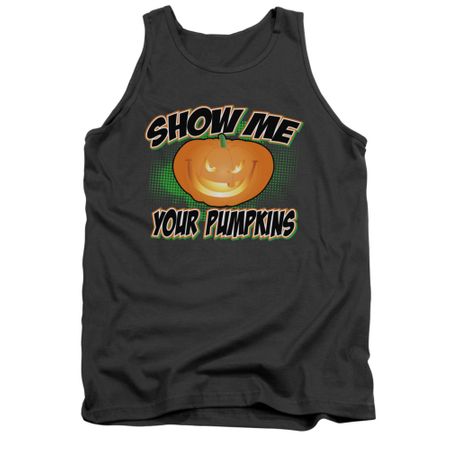 Halloween Shirt Tank Top Show Me Charcoal Tanktop