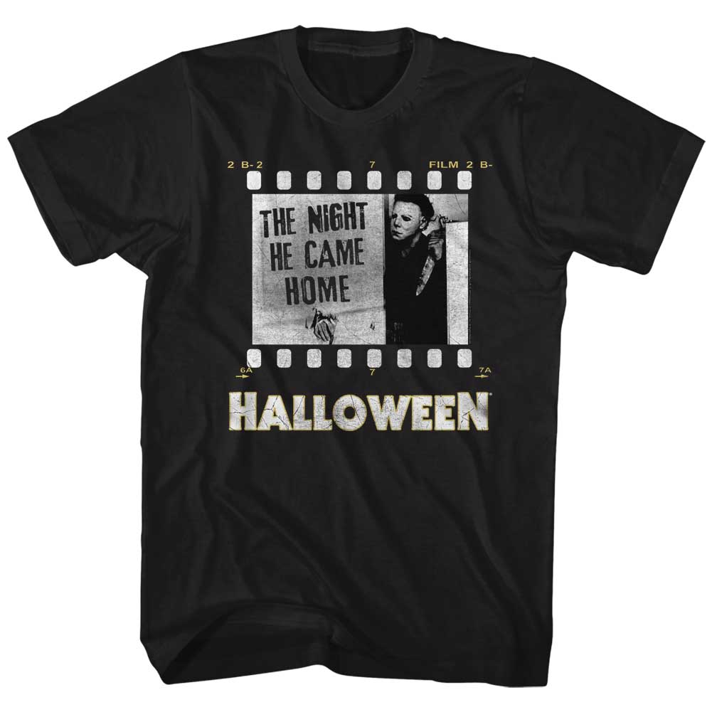 Halloween Shirt The Night He Came Home Black TShirt Halloween Movie