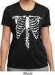Halloween Skeleton Ladies Moisture Wicking Shirt