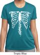 Halloween Skeleton Ladies Moisture Wicking Shirt