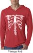 Halloween Skeleton Lightweight Hoodie Shirt