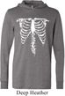 Halloween Skeleton Lightweight Hoodie Tee