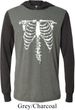 Halloween Skeleton Lightweight Hoodie Tee