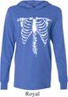 Halloween Skeleton Lightweight Hoodie Tee