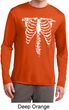 Halloween Skeleton Mens Dry Wicking Long Sleeve Shirt