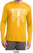Halloween Skeleton Mens Dry Wicking Long Sleeve Shirt
