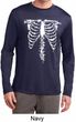 Halloween Skeleton Mens Dry Wicking Long Sleeve Shirt