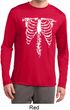 Halloween Skeleton Mens Dry Wicking Long Sleeve Shirt