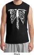 Halloween Skeleton Mens Muscle Shirt