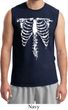 Halloween Skeleton Mens Muscle Shirt