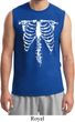Halloween Skeleton Mens Muscle Shirt