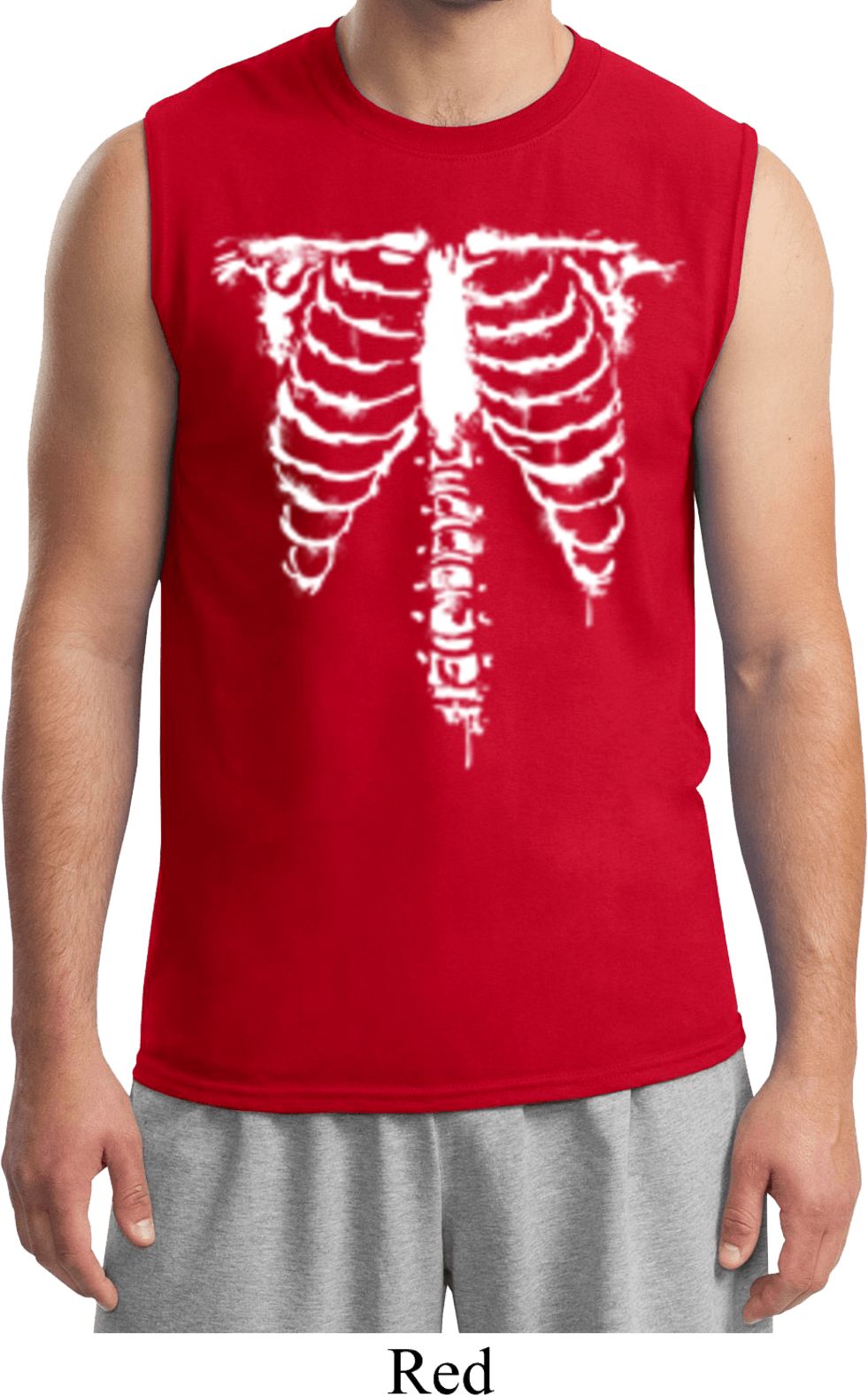 Halloween Skeleton Mens Muscle Shirt Skeleton Mens Halloween Shirts