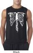 Halloween Skeleton Mens Sleeveless Shirt