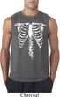 Halloween Skeleton Mens Sleeveless Shirt