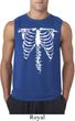 Halloween Skeleton Mens Sleeveless Shirt