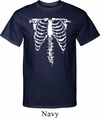 Halloween Skeleton Mens Tall Shirt