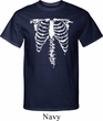 Halloween Skeleton Mens Tall Shirt