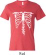 Halloween Skeleton Mens Tri Blend V-neck Shirt