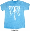 Halloween Skeleton Mineral Tie Dye Shirt