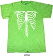 Halloween Skeleton Mineral Tie Dye Shirt