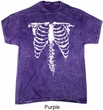 Halloween Skeleton Mineral Tie Dye Shirt