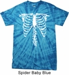 Halloween Skeleton Spider Tie Dye Shirt
