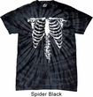 Halloween Skeleton Spider Tie Dye Shirt