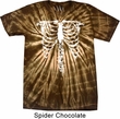 Halloween Skeleton Spider Tie Dye Shirt
