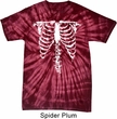 Halloween Skeleton Spider Tie Dye Shirt