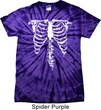 Halloween Skeleton Spider Tie Dye Shirt