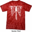 Halloween Skeleton Spider Tie Dye Shirt